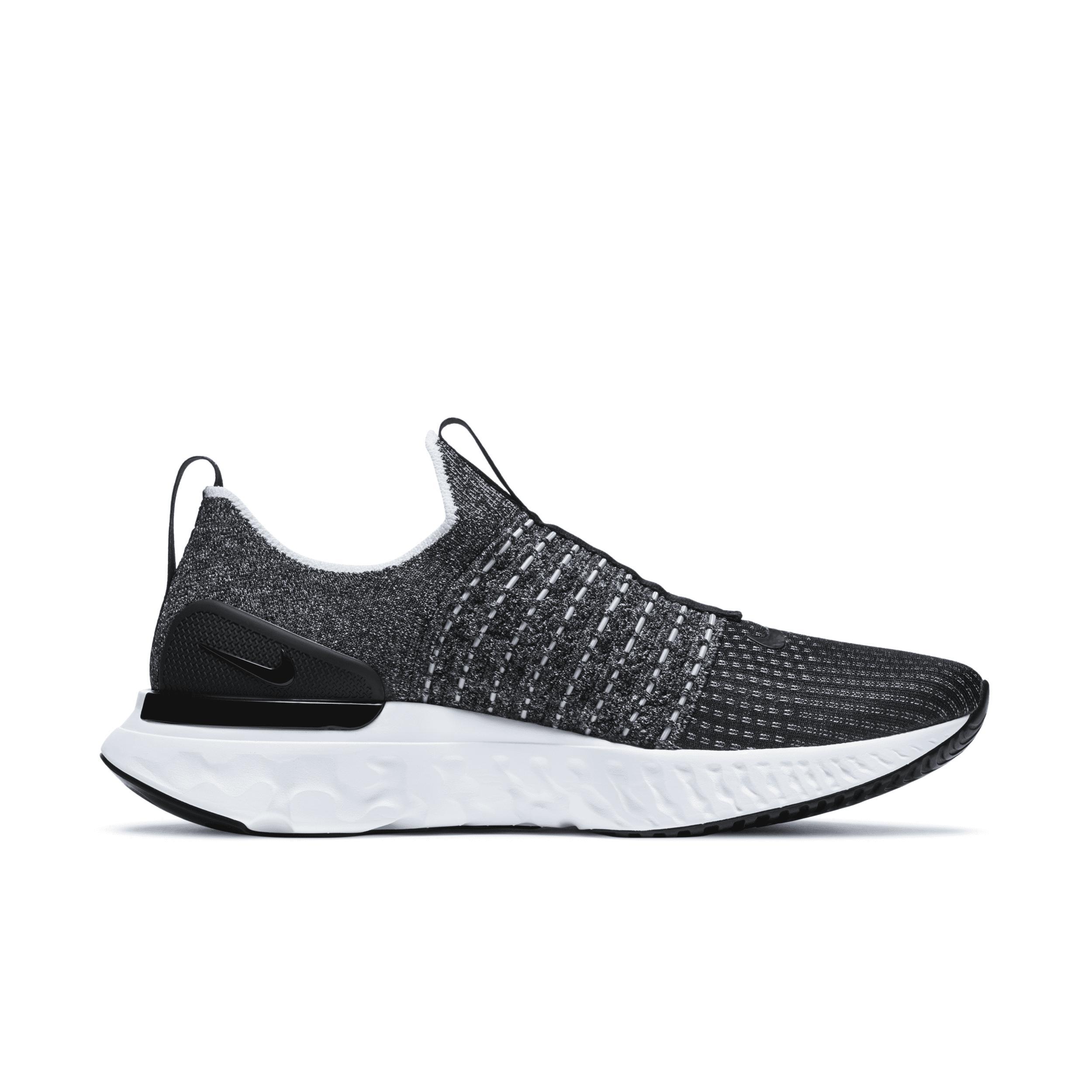 Nike Mens Nike React Phantom - Mens Running Shoes Black/White Product Image