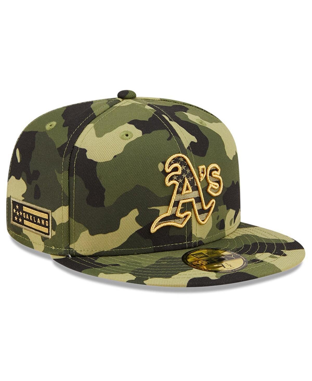 Mens New Era Camo Oakland Athletics 2022 Armed Forces Day On-Field 59Fifty Fitted Hat Product Image