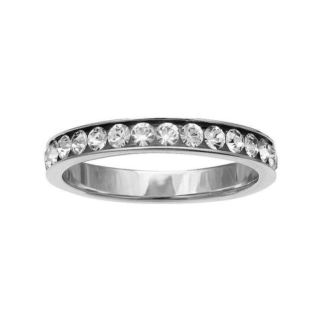 PRIMROSE Sterling Silver Cubic Zirconia Ring, Womens Silver Tone Product Image