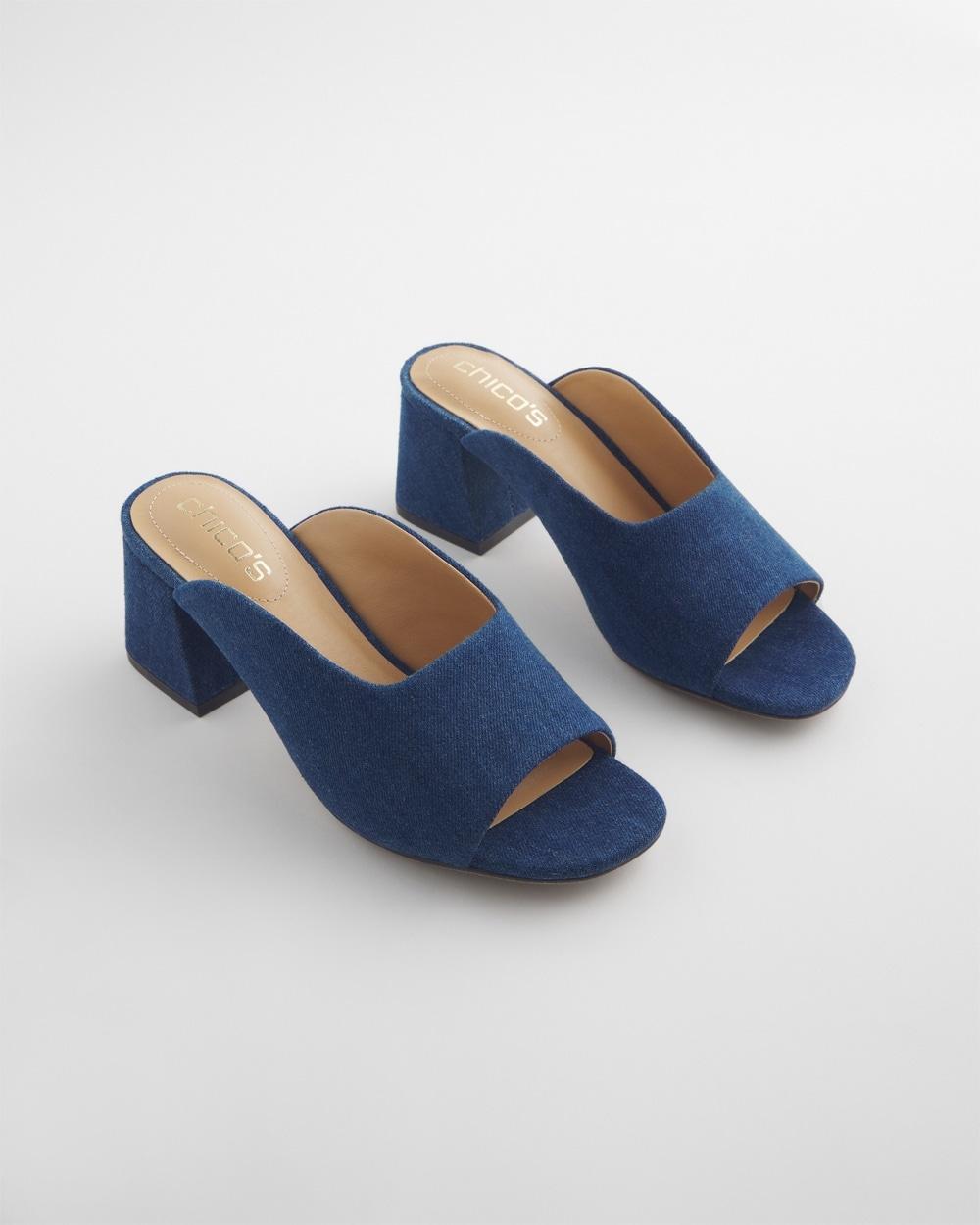 Chico's Denim Modern Heels Product Image