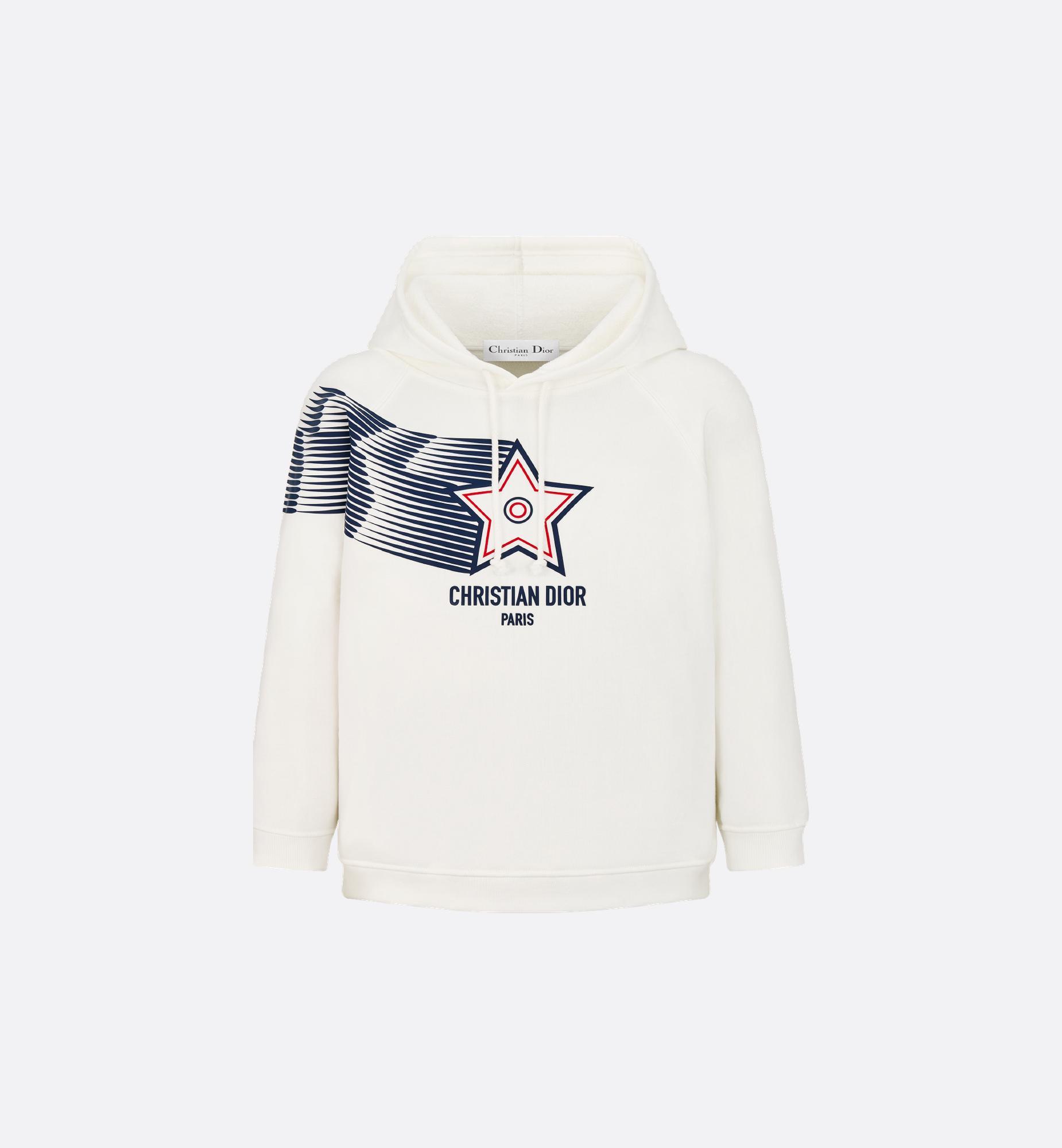 Dior Vibe Cropped Hooded Sweatshirt Product Image