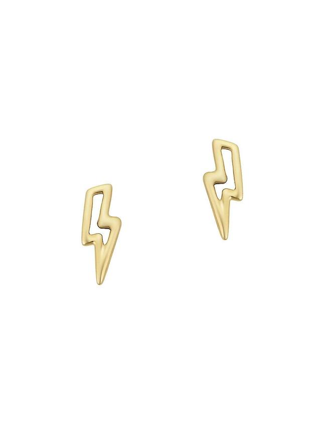 Womens 14K Yellow Gold Heartthrob Studs Product Image