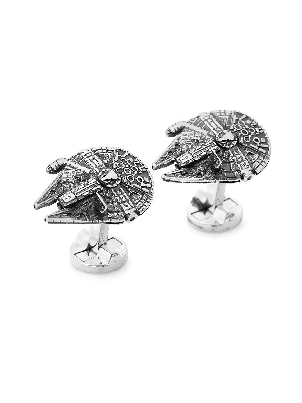 Mens 3D Millennium Falcon Cufflinks Product Image