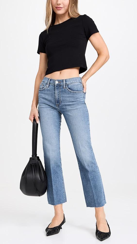 Joe's Jeans The Callie Cropped Bootcut Jeans with Raw Hem | Shopbop Product Image