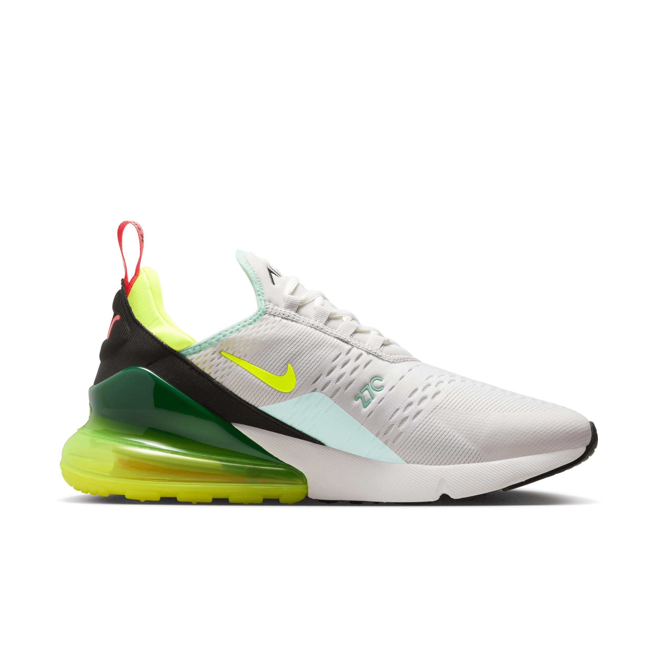 Air Max 270 Sneaker In Vast Grey/volt/hot Lava Product Image