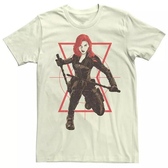 Mens Marvel Black Widow Target Comic Portrait Tee Product Image