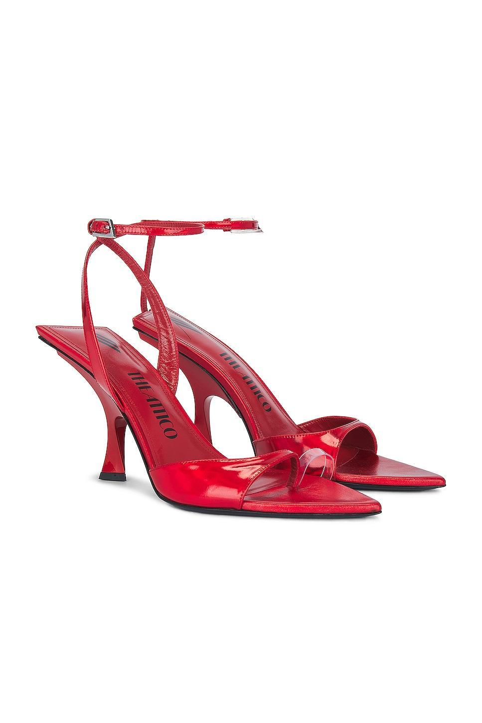 THE ATTICO GG Sandal in Red Product Image