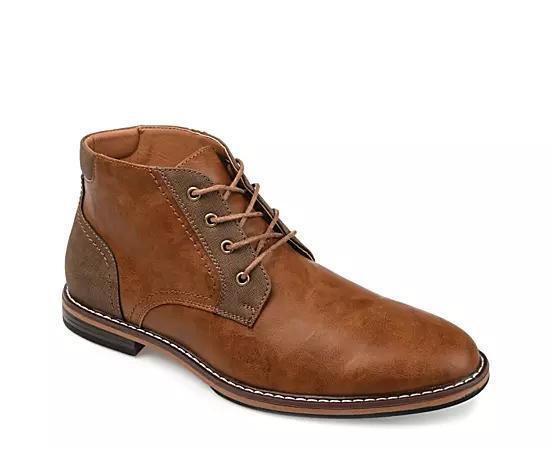 Vance Co. Franco Mens Plain Toe Chukka Boots Grey Product Image