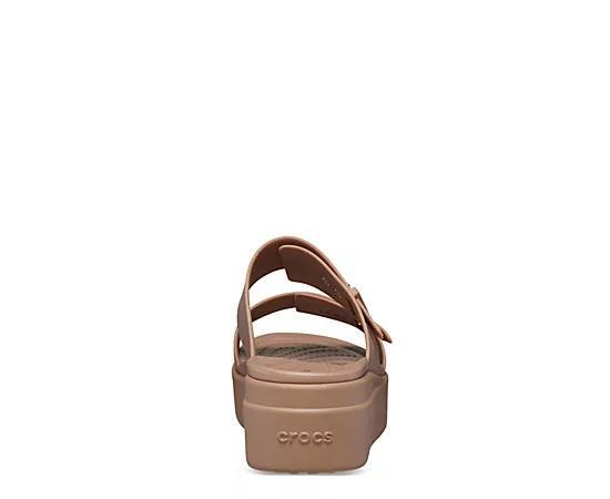 Crocs Womens Brooklyn Buckle Low Wedge Sandal Product Image