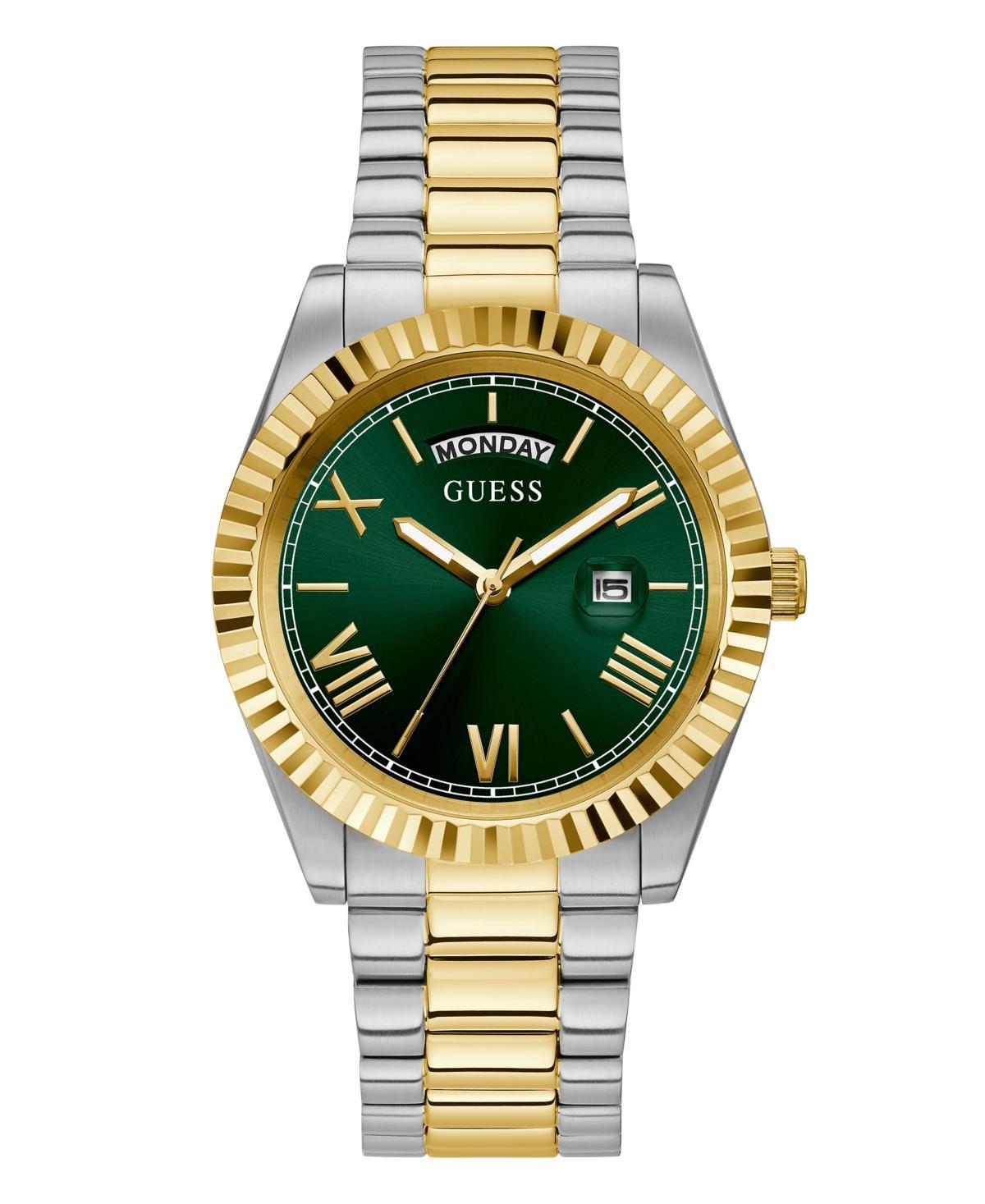 Guess Unisex Conn Analog Two Tone Stainless Steel Bracelet Watch Product Image