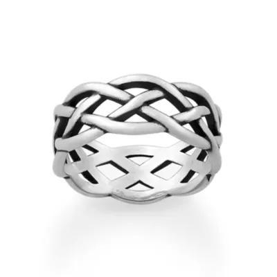 Woven Trinity Wedding Ring Product Image