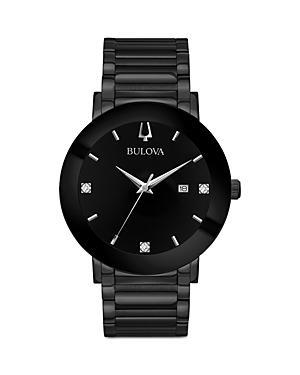 Bulova Futuro Mens Automatic Silver Tone Stainless Steel Bracelet Watch 96a204, One Size Product Image