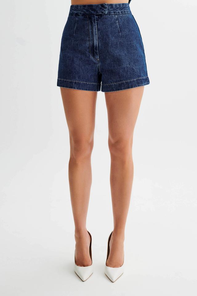 Abel Denim Shorts - Dark Blue Product Image