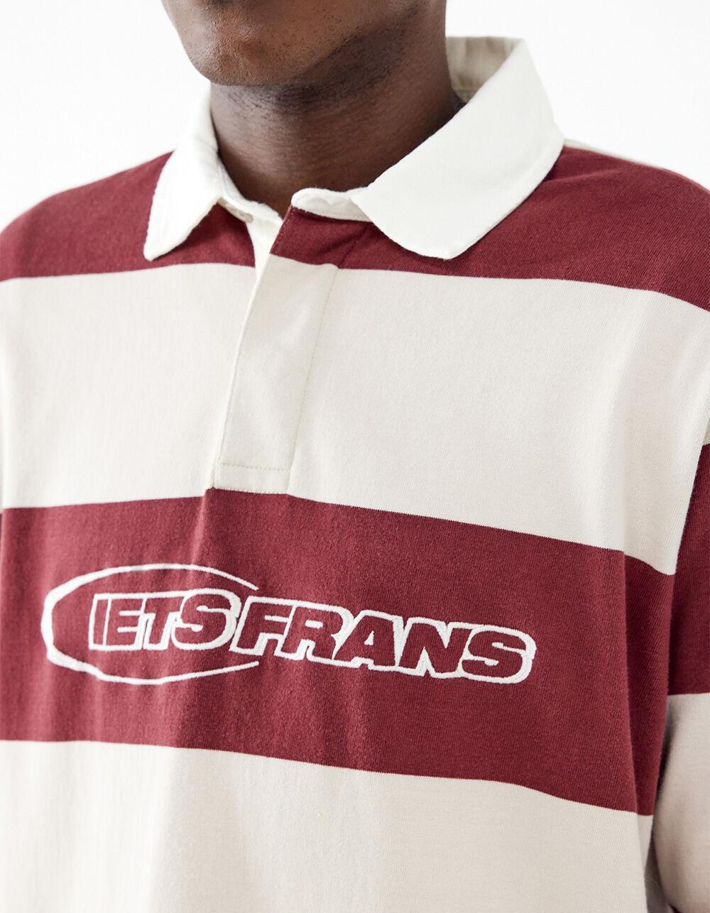 IETS FRANS Stripe Mens Long Sleeve Rugby Shirt Product Image