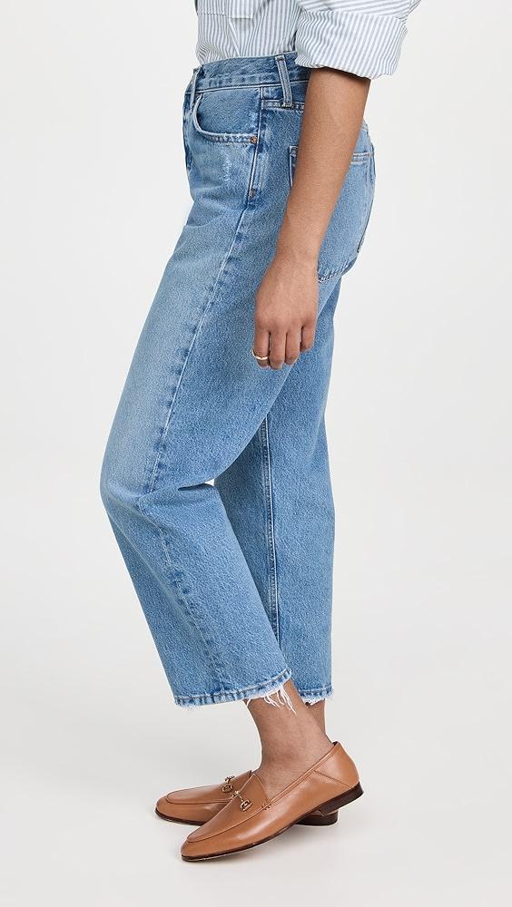 AGOLDE 90s Crop Mid Rise Straight Jeans | Shopbop Product Image