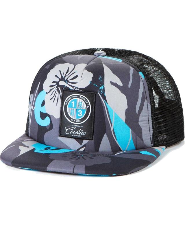 Mens Cookies Clothing Black Corsica All-Over Print Trucker Snapback Hat Product Image