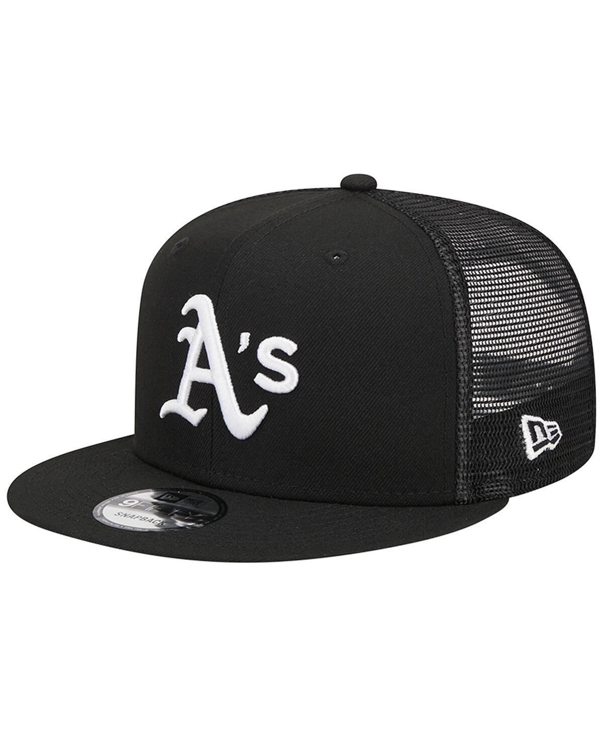 Mens New Era Oakland Athletics Trucker 9FIFTY Snapback Hat Product Image