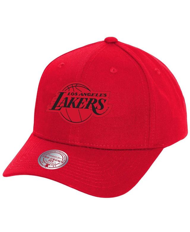 Mens Mitchell & Ness Los Angeles Lakers Fire Pro Crown Snapback Hat Product Image