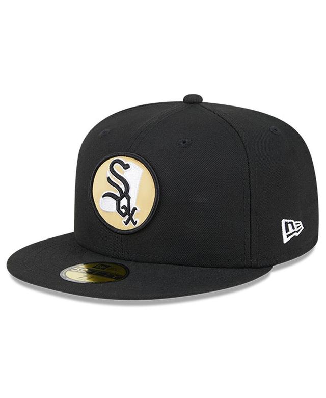 New Era Mens Black Chicago White Sox 59FIFTY Day Team Pop Fitted Hat Product Image