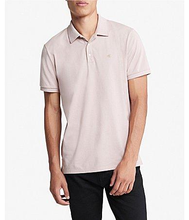 Calvin Klein Short Sleeve Classic Fit Smooth Polo Shirt Product Image