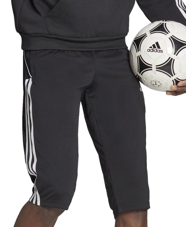 adidas Big Tall Tiro '23 3/4 Pants (Black) Men's Clothing Product Image