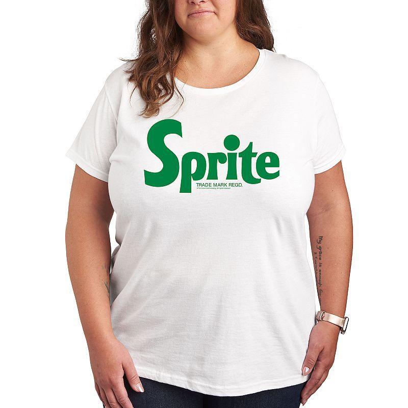 Plus Sprite Monochrome Graphic Tee, Womens Product Image