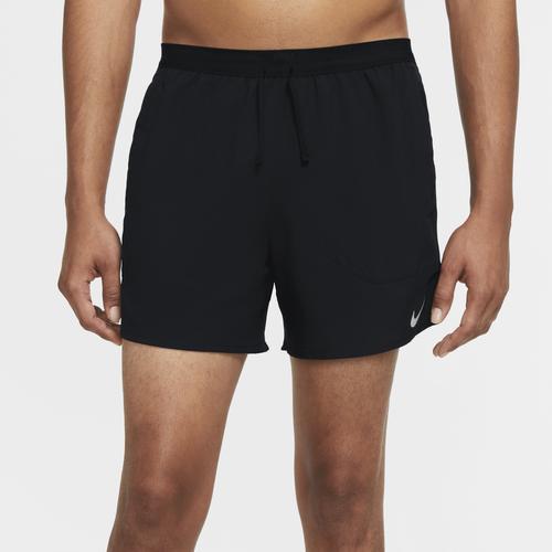 Nike Mens Nike Dri-FIT Stride 5 BF Shorts - Mens Black/Black/Reflective Silver Product Image