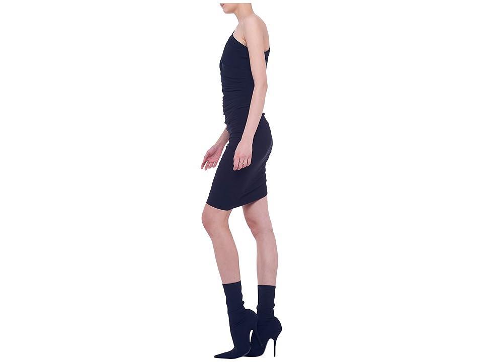 Norma Kamali Diana Mini Dress Black. (also in L, M, XL, XS). Product Image