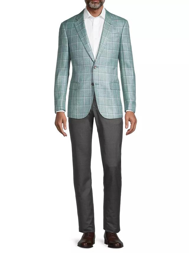 Textured Windowpane Sport Coat Product Image