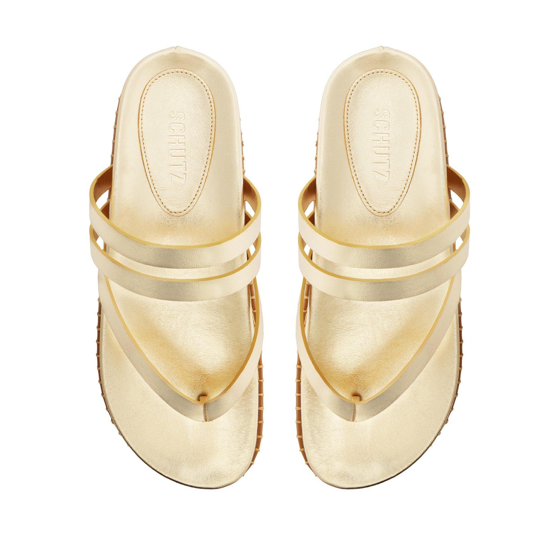 Rania Sporty Metallic Leather Sandal Female Product Image