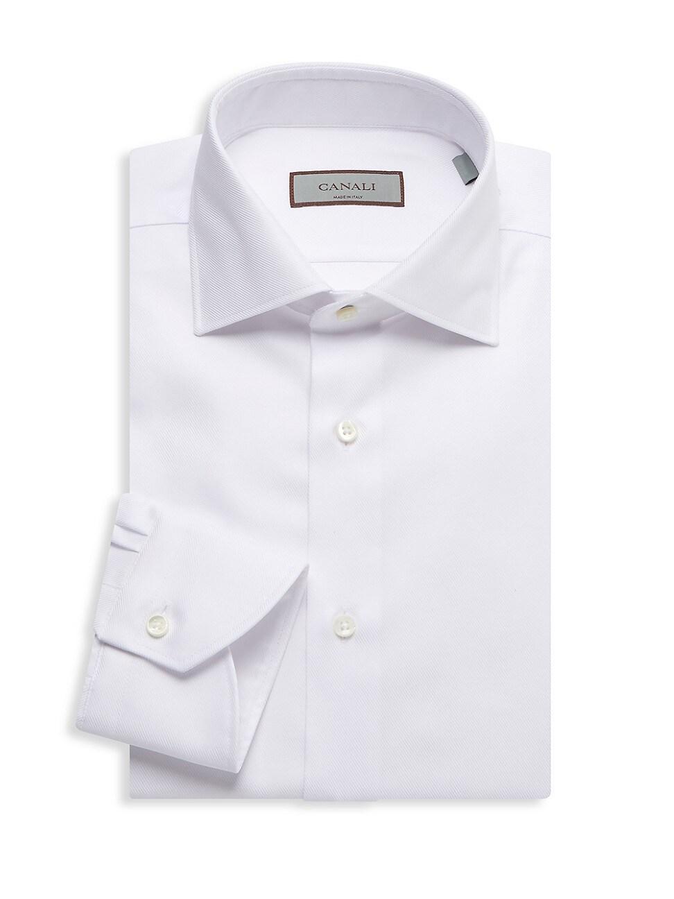 Mens Solid Dress Shirt Product Image