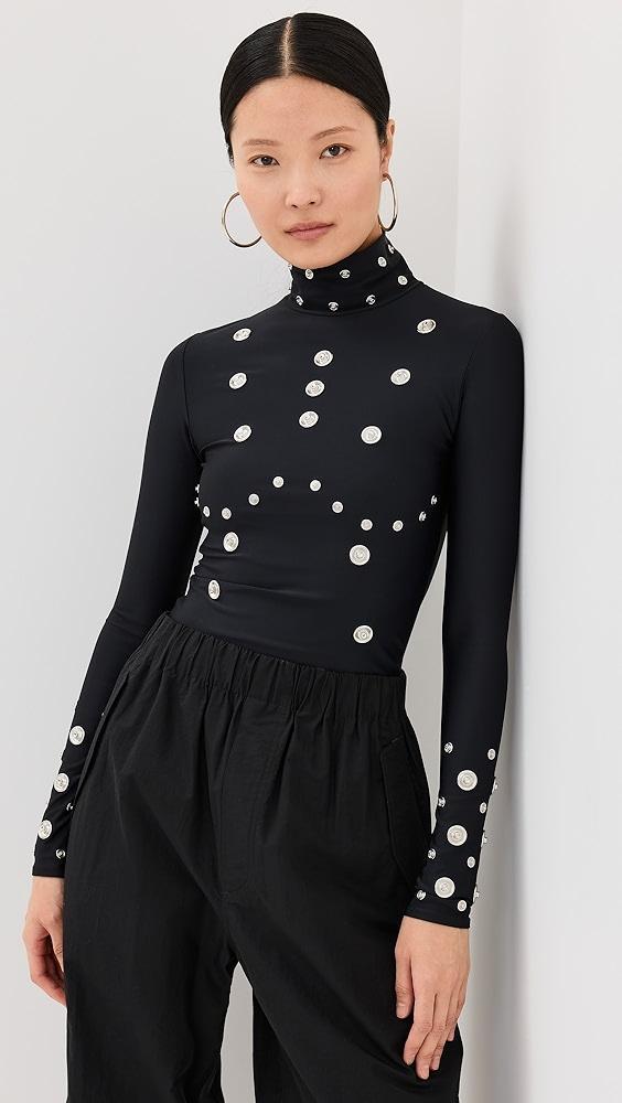 Coperni Snaps Turtleneck Top | Shopbop Product Image