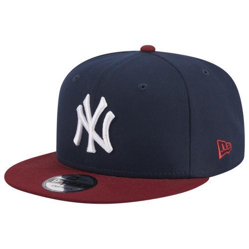 New Era Mens Yankees 950 2 Tone Cap - Maroon/Blue Product Image