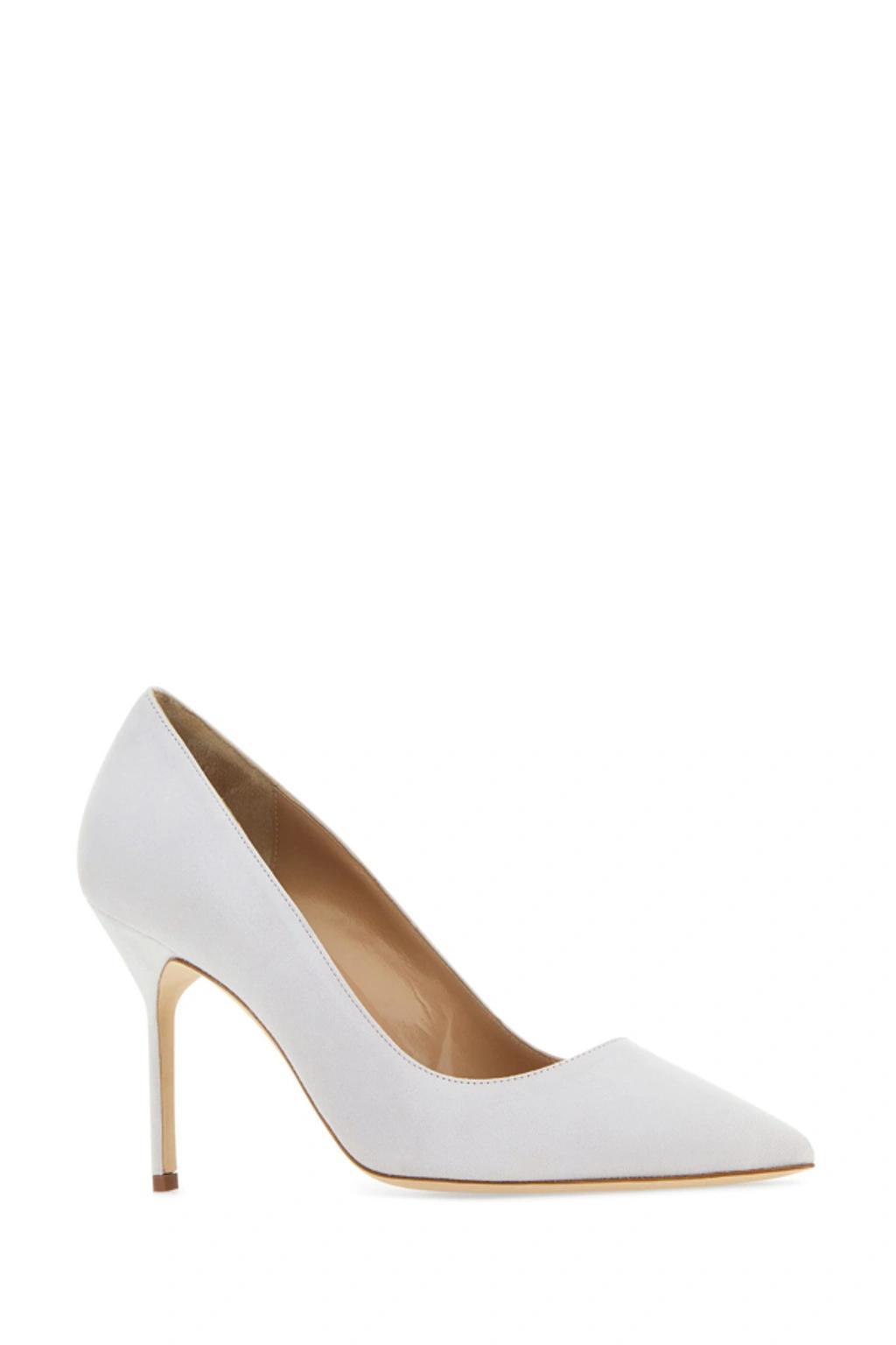 MANOLO BLAHNIK Scarpe Con Tacco-40 Nd  Female In White Product Image