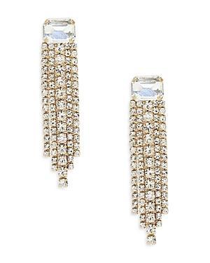 Ettika Embellished Fringe Drop Earrings in 18K Gold Plate Product Image