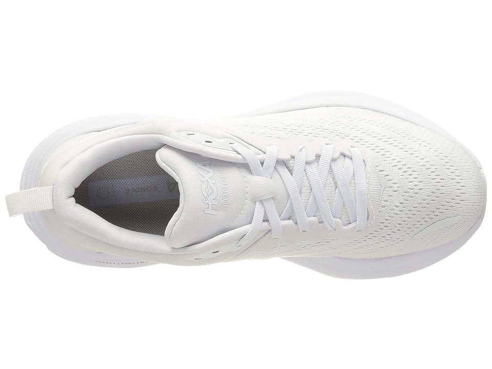 Hoka Women's Bondi 8 White) Women's Shoes Product Image