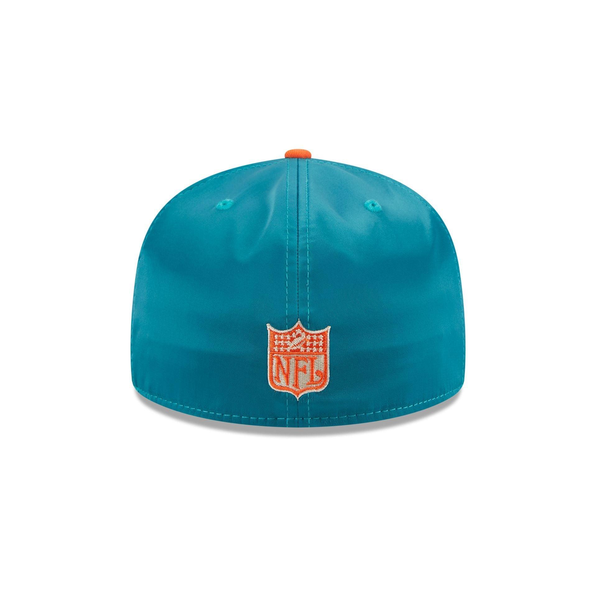 Miami Dolphins Satin 59FIFTY Fitted Hat Male Product Image