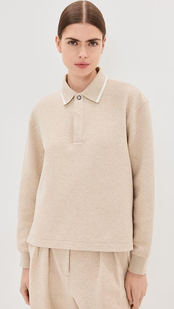 Proenza Schouler White Label Genevieve Knit Pullover in Cloque | Shopbop Product Image