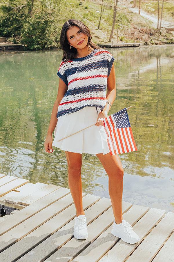 Lake Days Knit Stripe Top Product Image