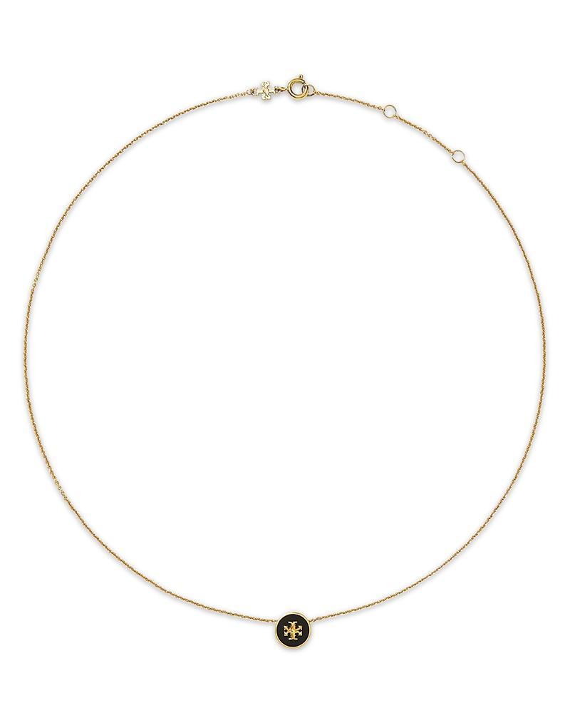 Tory Burch Kira Enamel Pendant Necklace Product Image