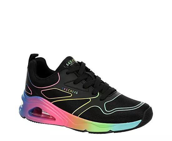 Skechers Womens Tres Air Uno Rainbow Roads Sneaker Product Image