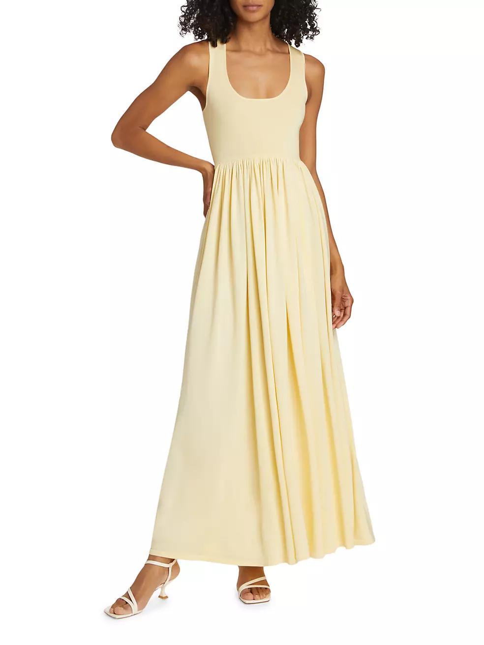 Harmony Metallic Tank Maxi Dress Product Image