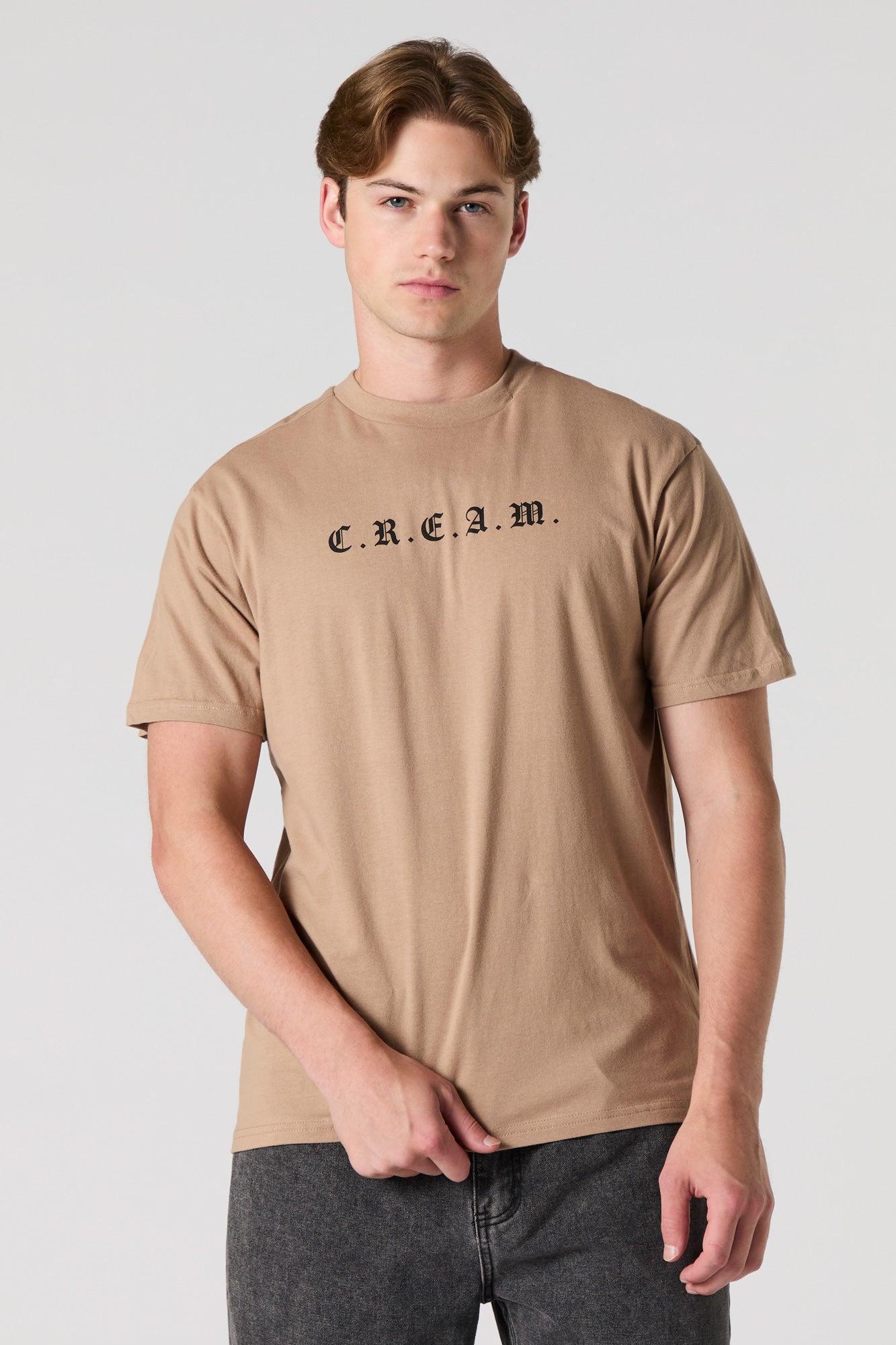 CREAM Graphic T-Shirt Male Product Image