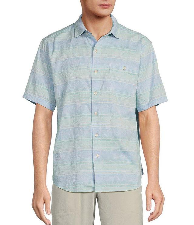 Tommy Bahama Sardina Stripe Short Sleeve Woven Shirt Product Image