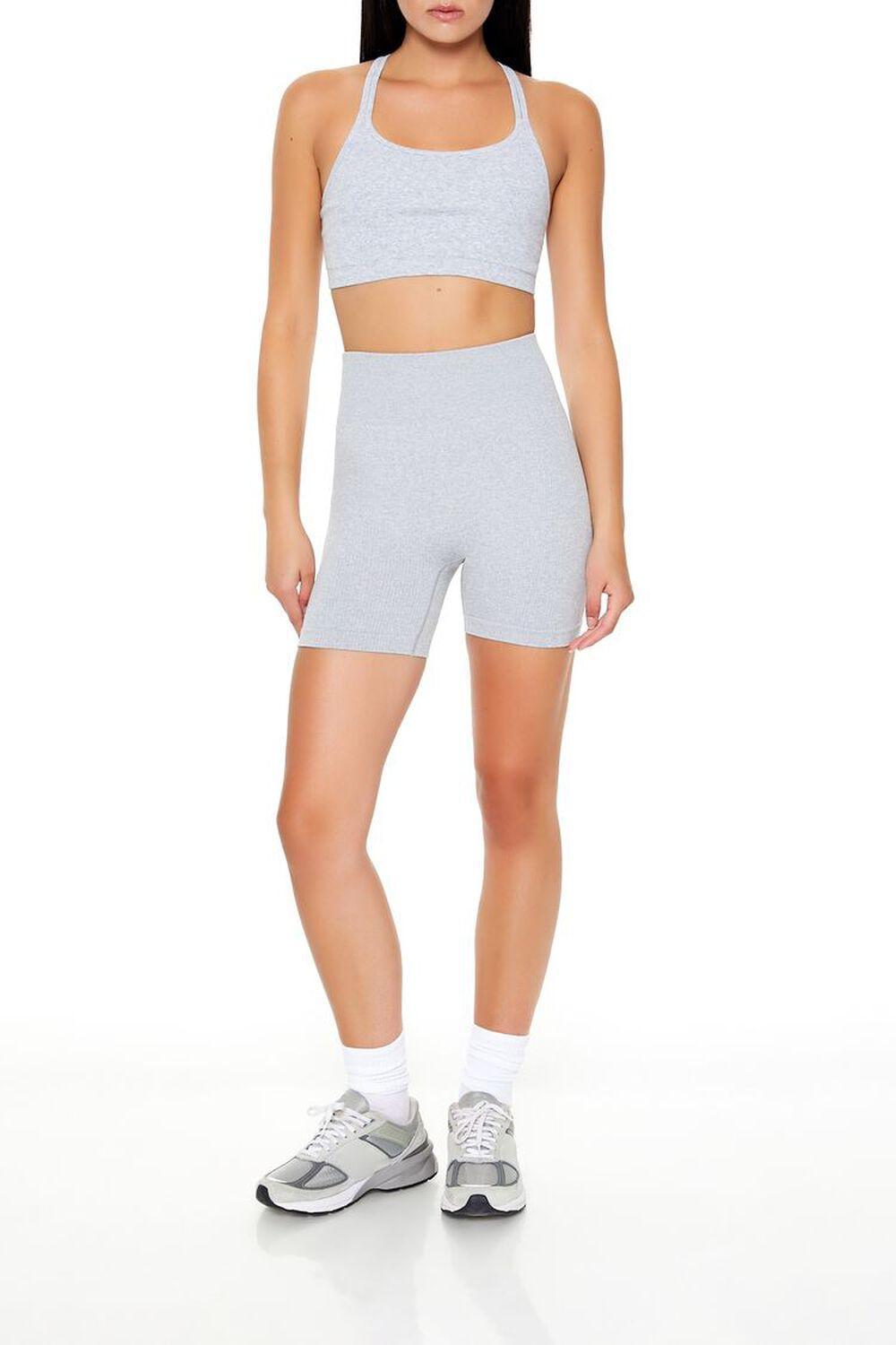 Seamless Strappy Sports Bra | Forever 21 Product Image