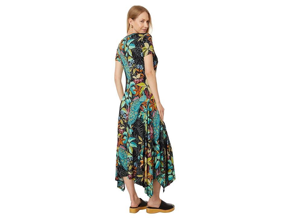 Johnny Was The Janie Favorite Asymmetric Knit Dress- Paon (Paon Print) Women's Dress Product Image