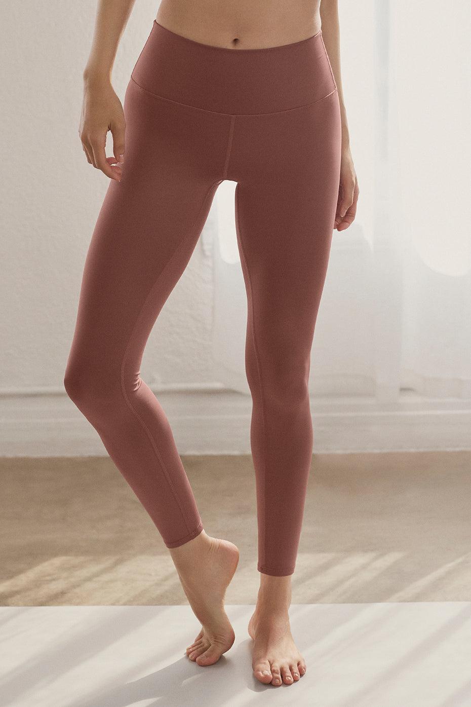 7/8 High-Waist Airlift Legging - Chestnut Female Product Image