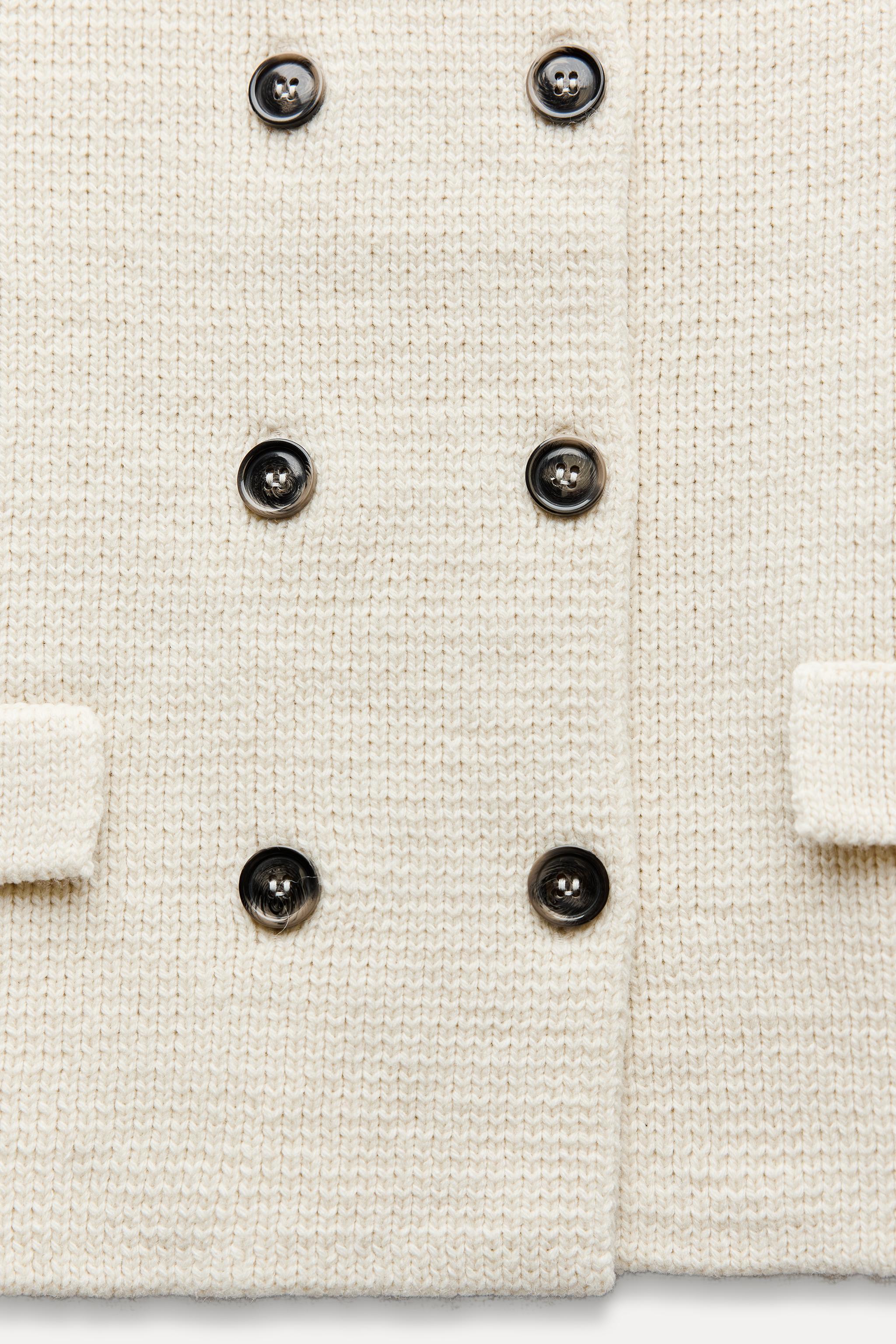 BASIC BUTTONED KNIT CARDIGAN Product Image