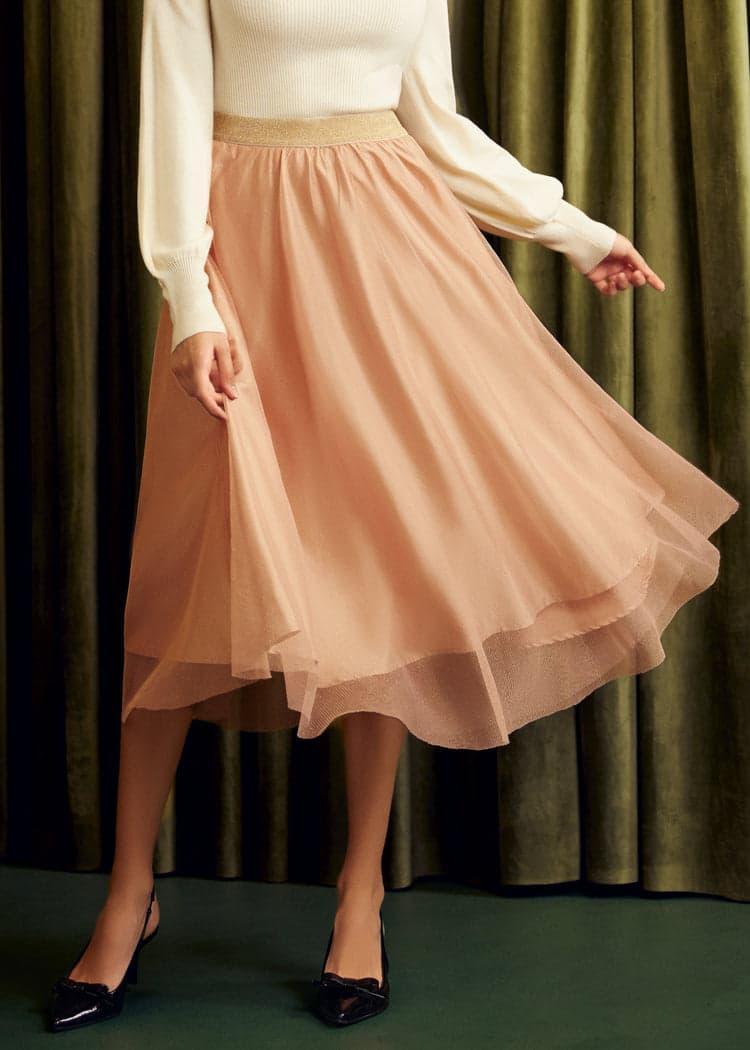 Time Capsule Tulle Midi Skirt Product Image