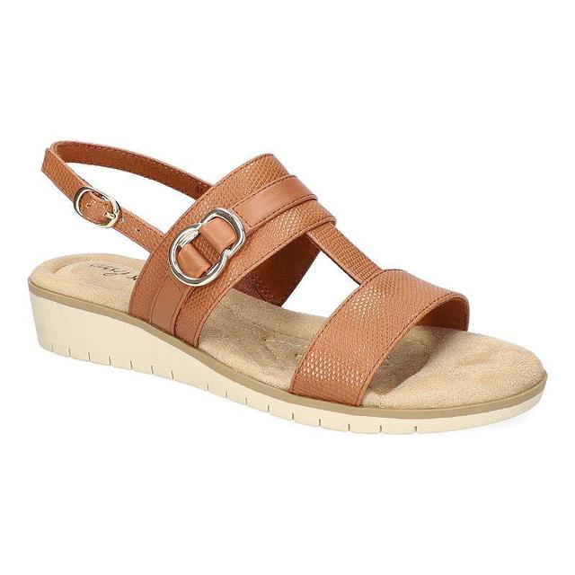 Easy Street Caddo Womens Slingback Wedge Sandals Product Image